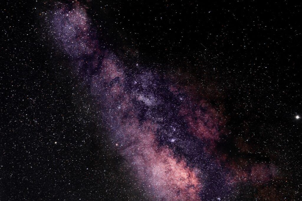 A photo of the beautiful night sky showing the stars and the planets because astrology is here